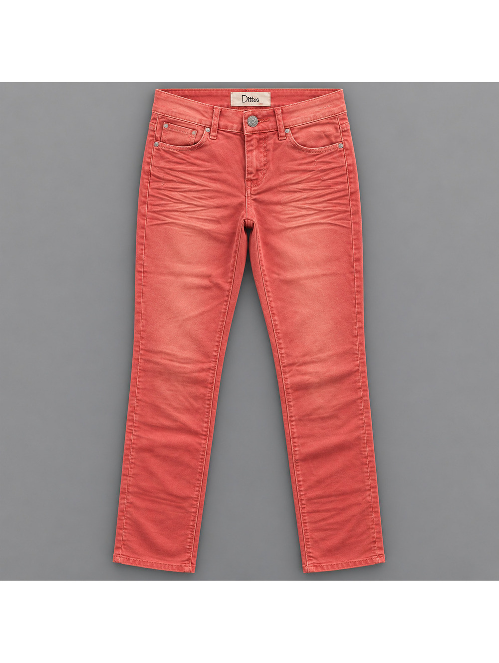 Dittos Dawn Coral Deconstructed Jeans Size 26